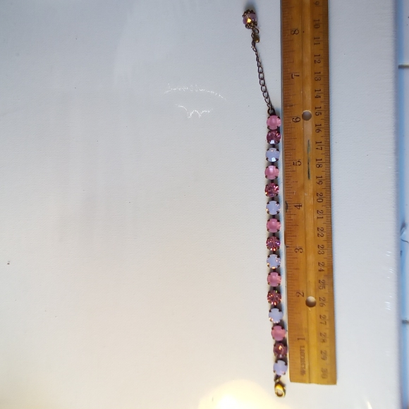 Swarovski Pink Rose and Opal Bracelet - Picture 8 of 8
